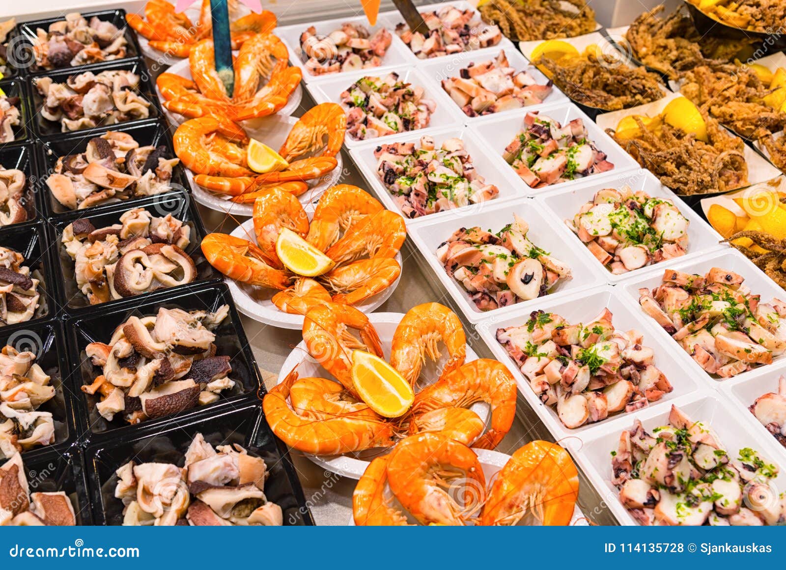 Catering Buffet Seafood Dishes Stock Photo Image of dinner, buffet