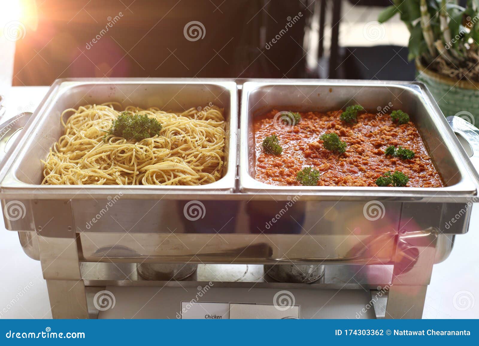 Catering Buffet Served On Table For Spaghetti Sauce Tastes Better From Scratch And Food Buffet Catering Plate Ready To Stock Photo Image Of Pepper Fresh 174303362