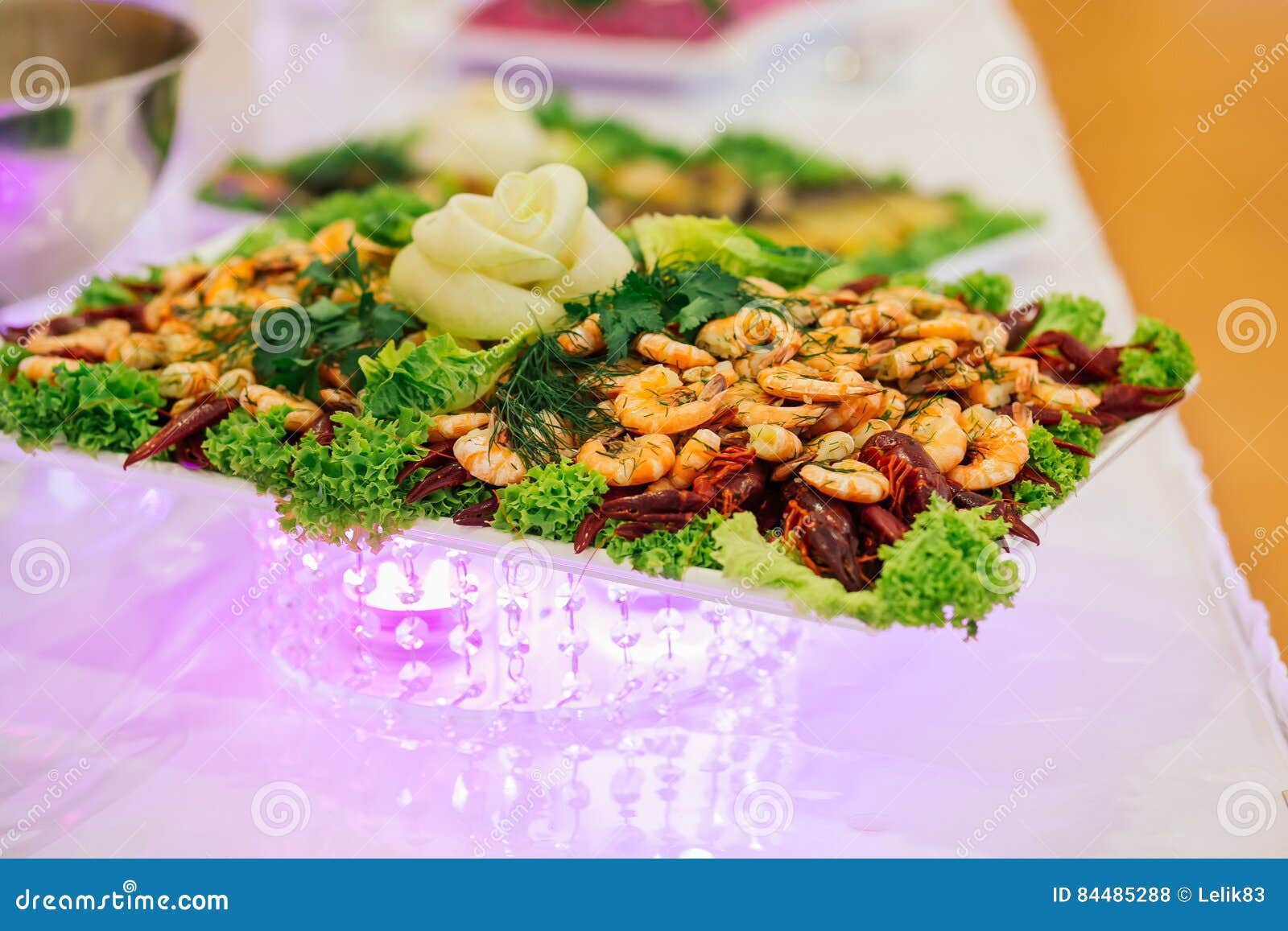 Catering Wedding Buffet Food Stock Photo Image of plate, celebration 84485288