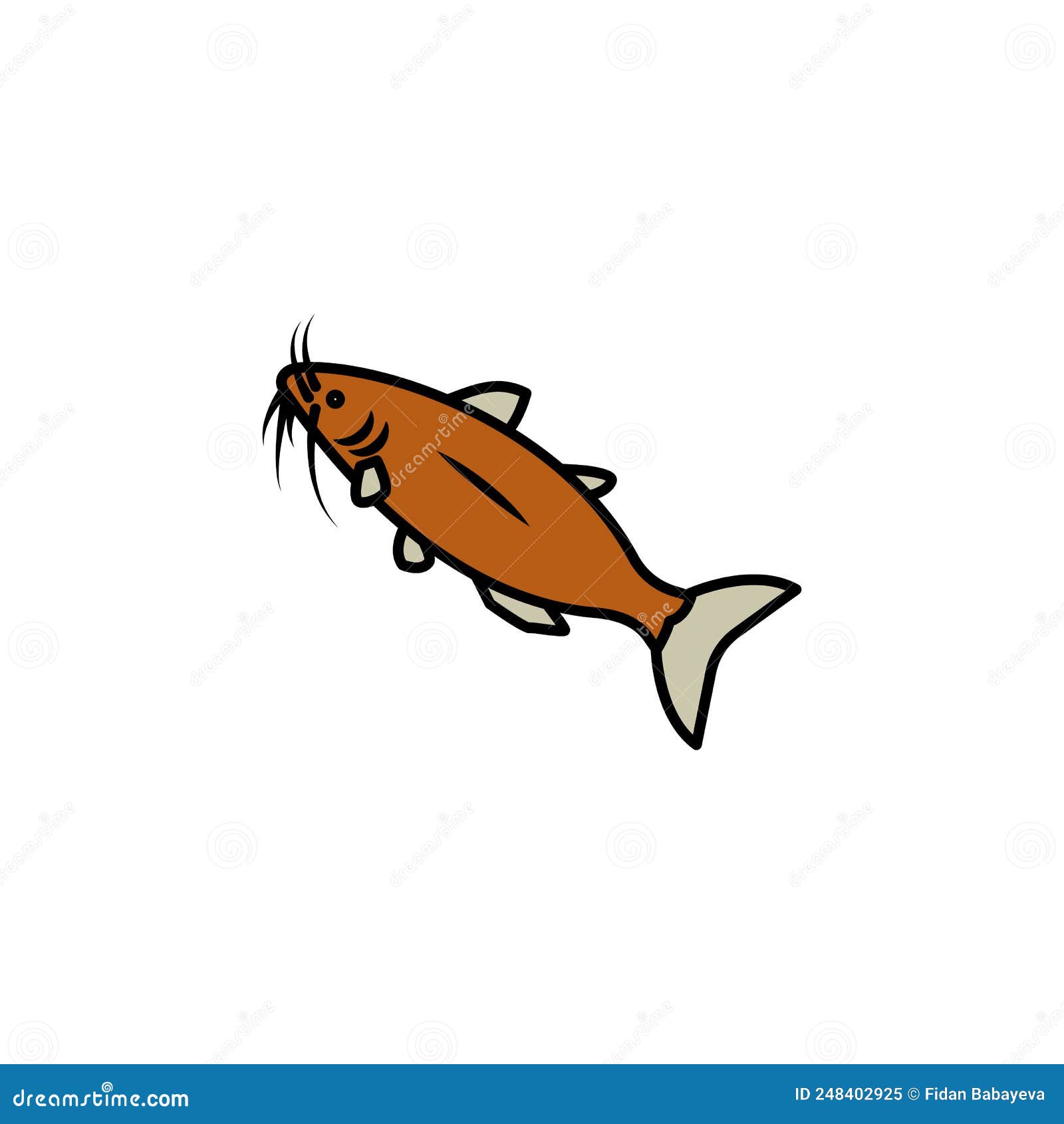 Catfish Line Icon. Signs and Symbols Can Be Used for Web, Logo, Mobile App,  Ui, Ux Stock Vector - Illustration of wildlife, fresh: 248402925