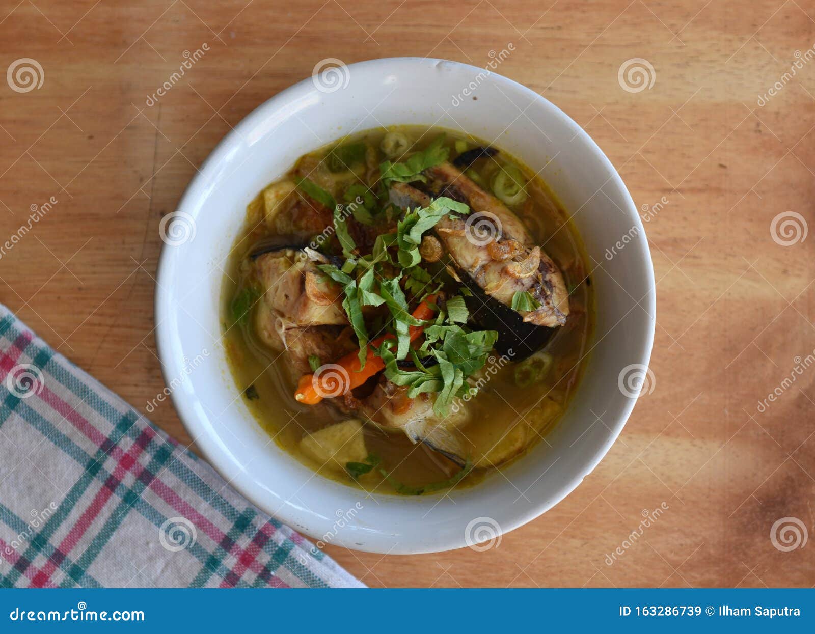 Catfish Soup Or Sup Ikan Patin Is Indonesian Traditional Food Stock Image Image Of Health Diet 163286739