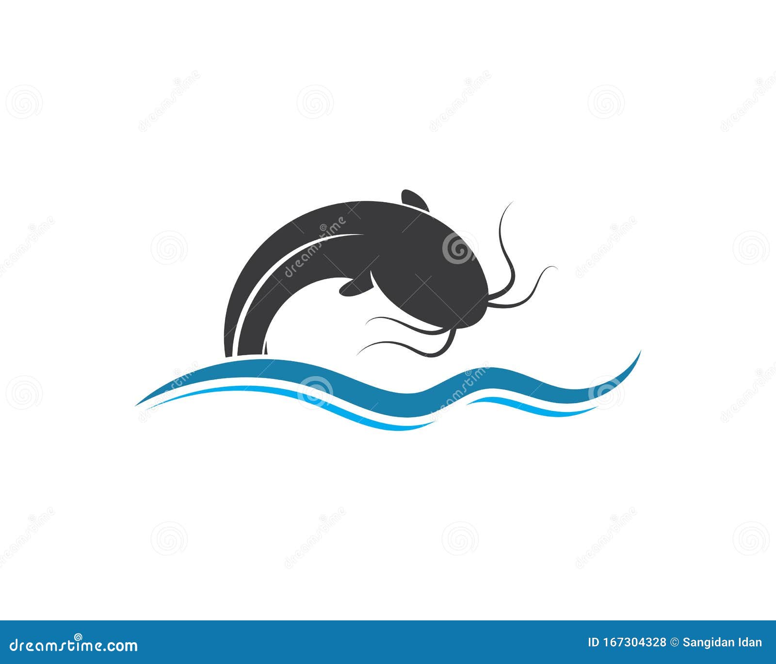 Catfish Vector Icon Illustration Design Stock Vector Illustration of