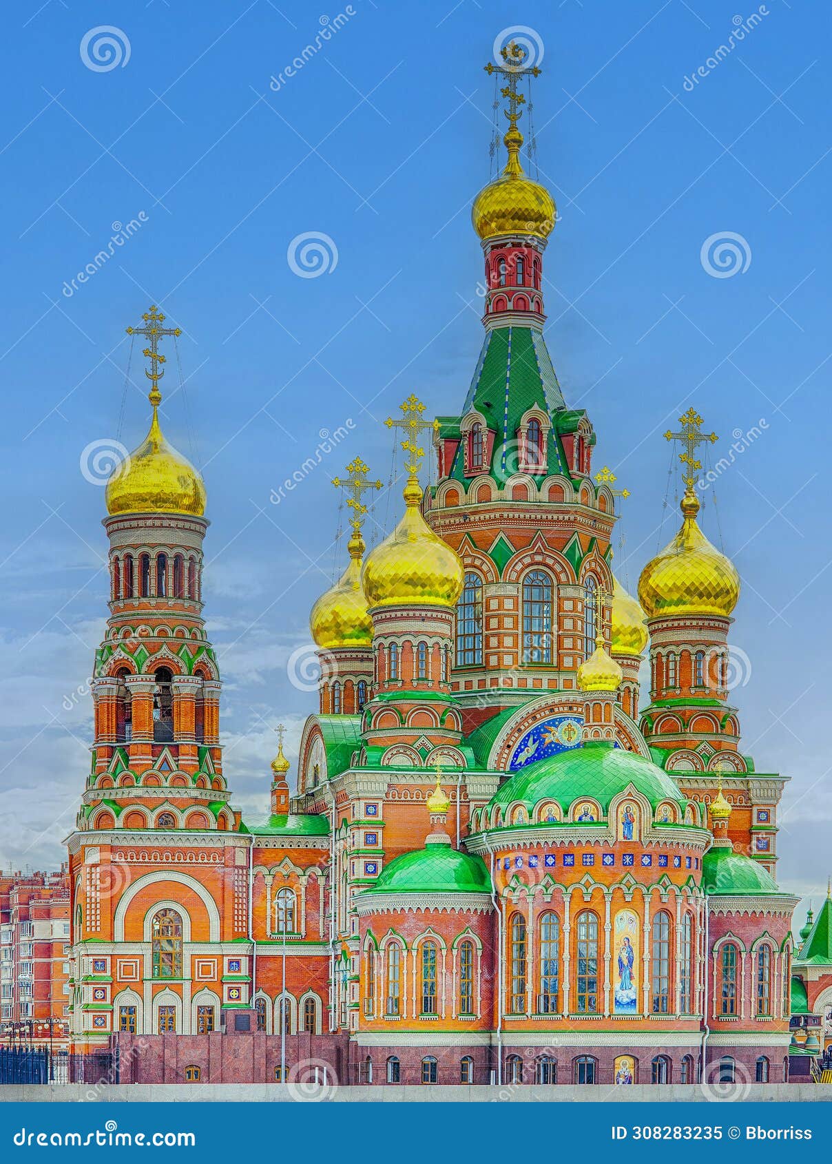 cathedral of the annunciation of the blessed virgin mary in yoshkar-ola, russia