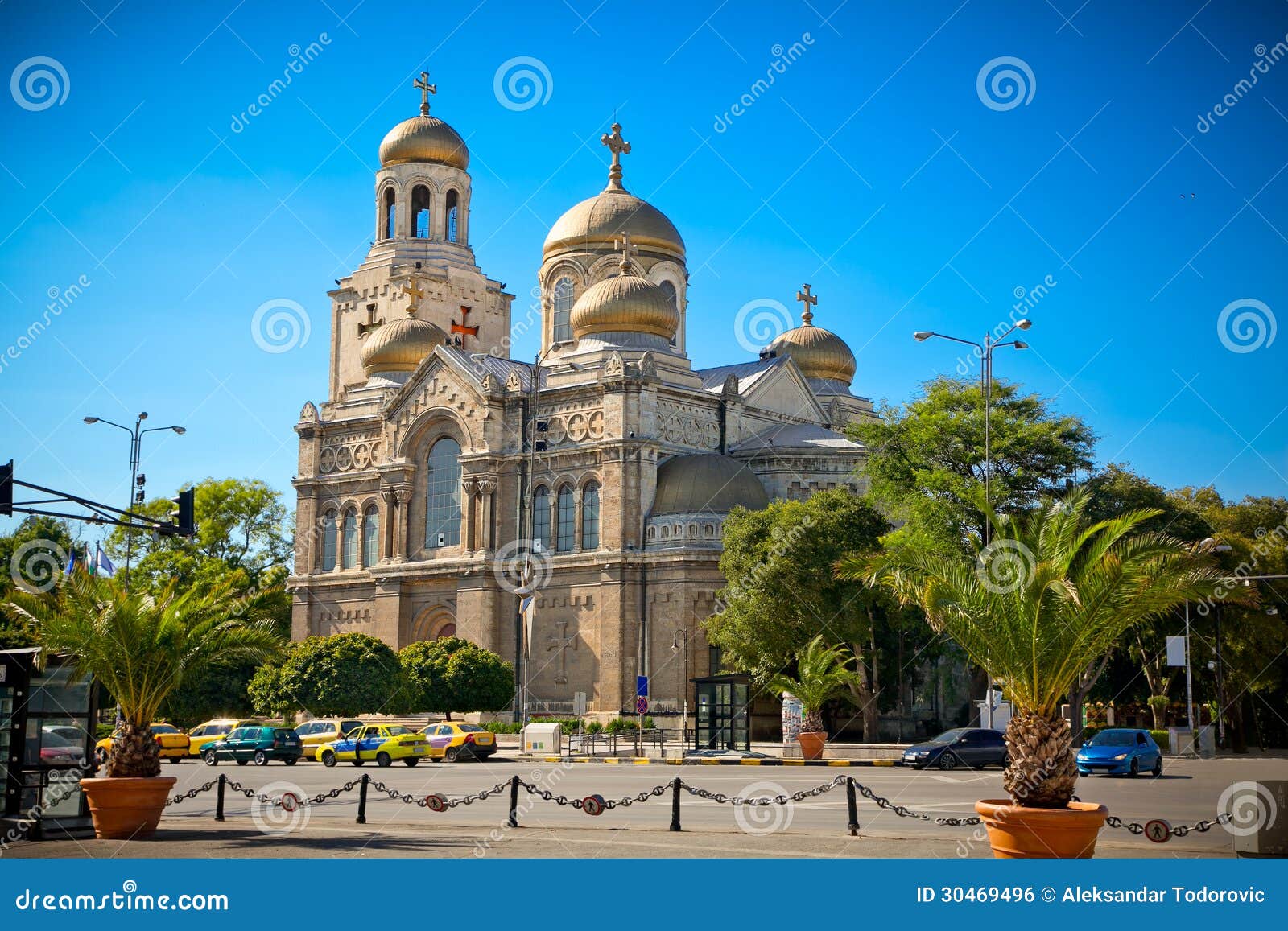 the cathedral of the assumption in varna, bulgaria.