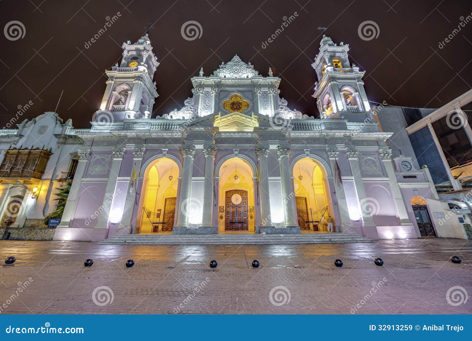 cathedral basilica in salta, argentina