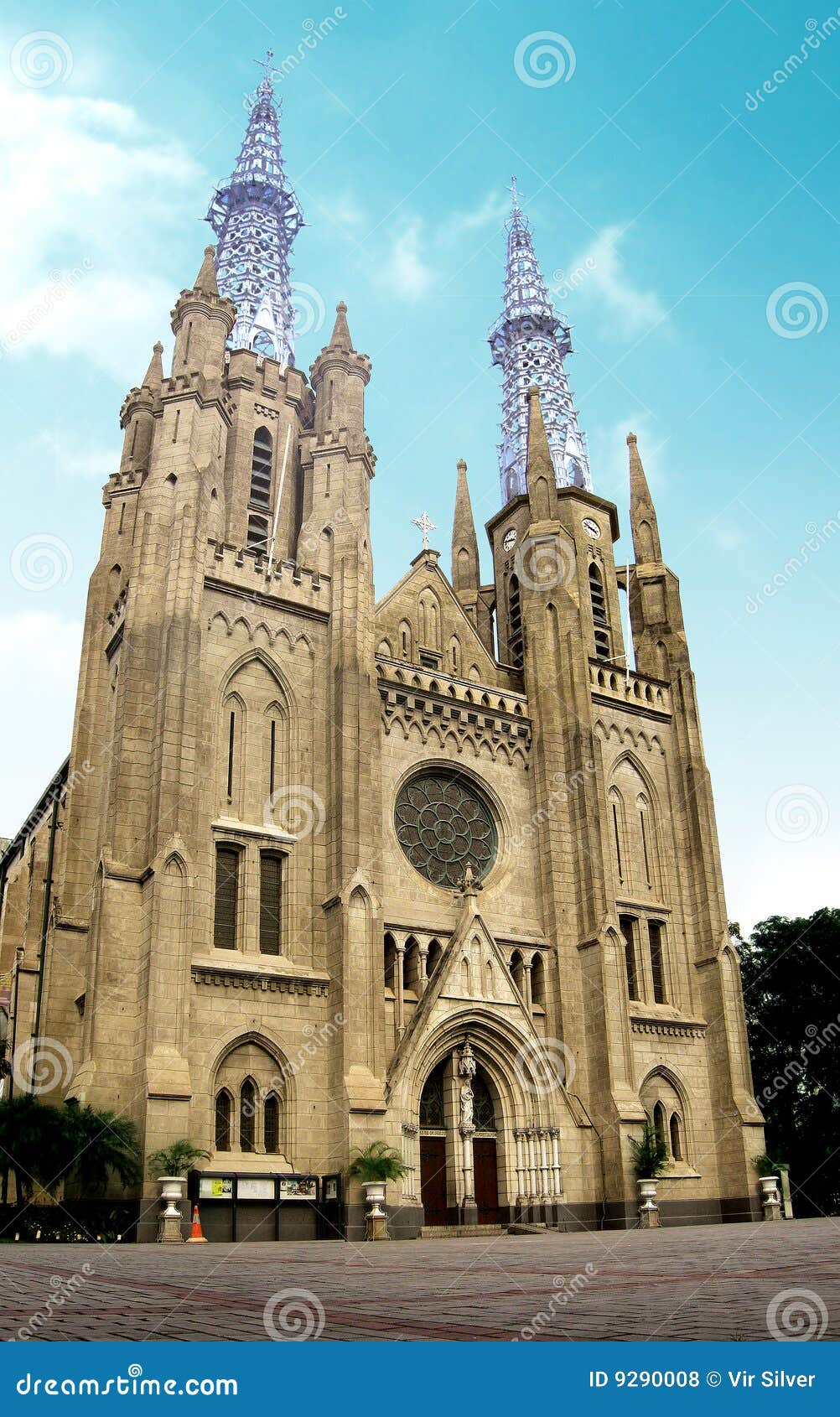 Cathedral Church Of Indonesia Royalty Free Stock Photos 