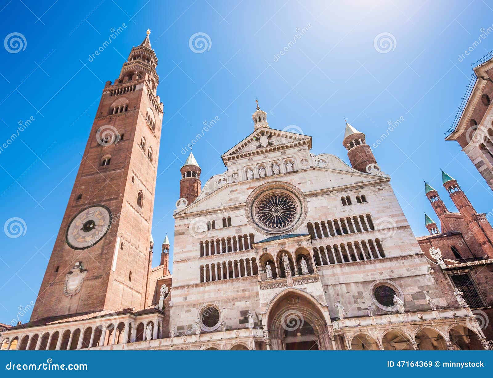 cathedral of cremona, lombardy, italy