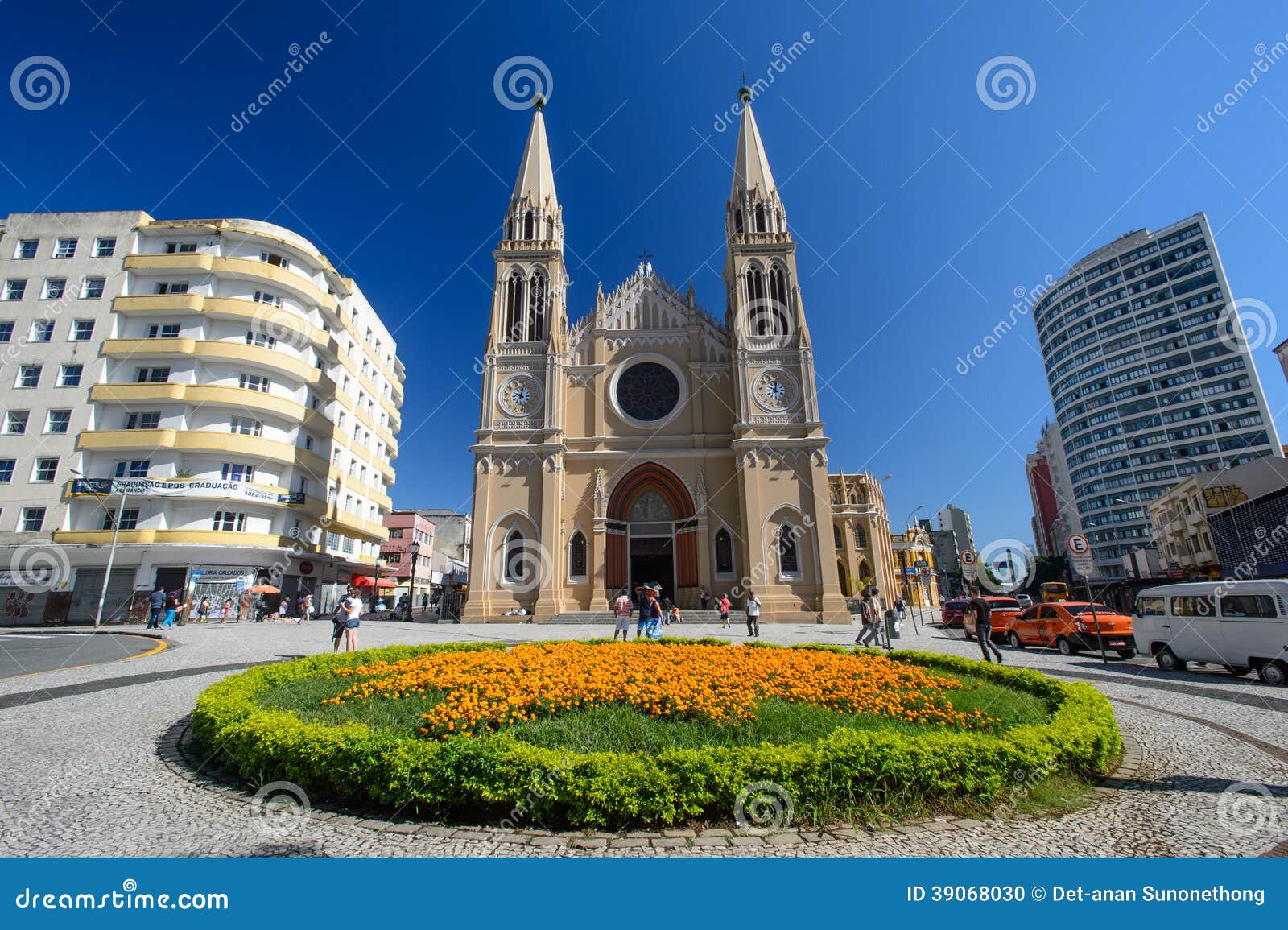 Cathedral in Curitiba, Brazil Editorial Image Image of landmark
