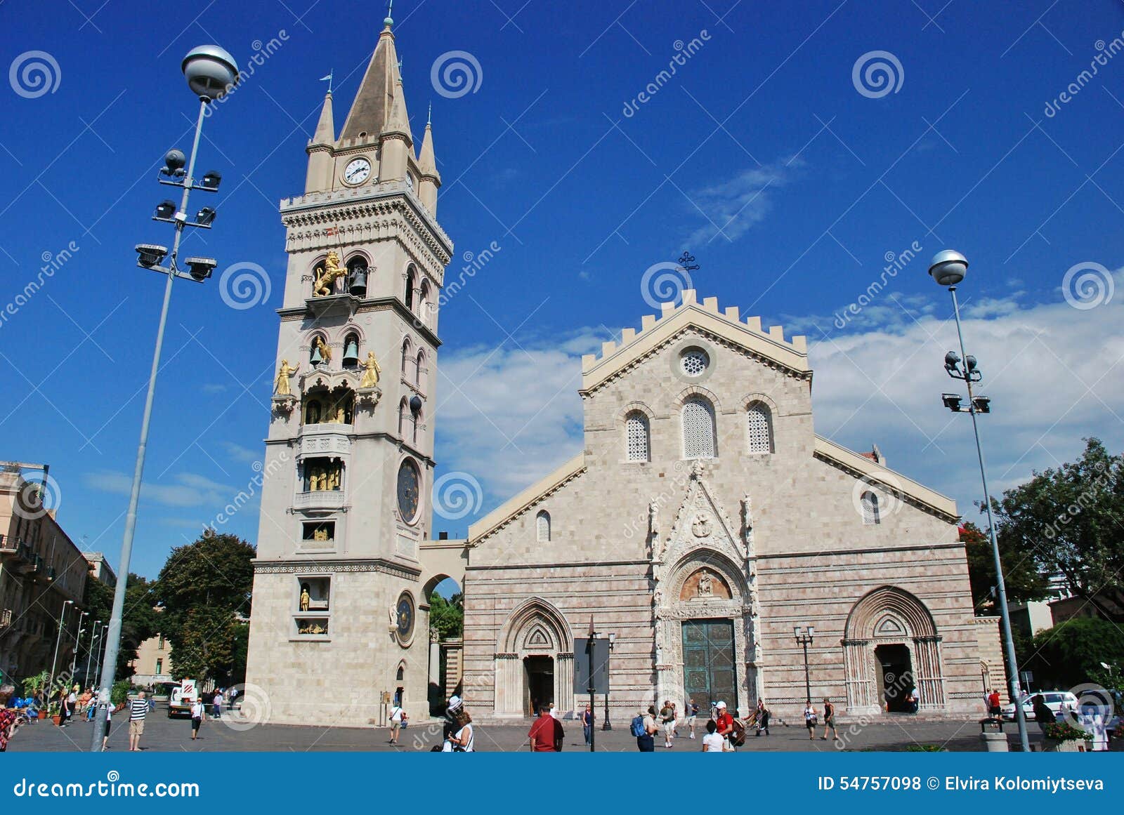 Cathedral of Messina editorial stock photo. Image of chapel - 54757098