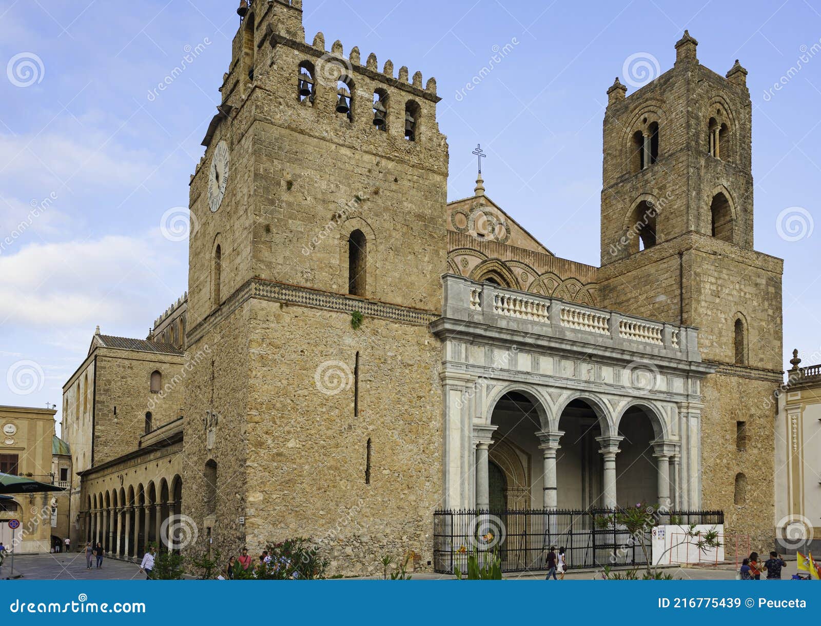 the cathedral of monreale, is one of the greatest extent examples of norman architecture