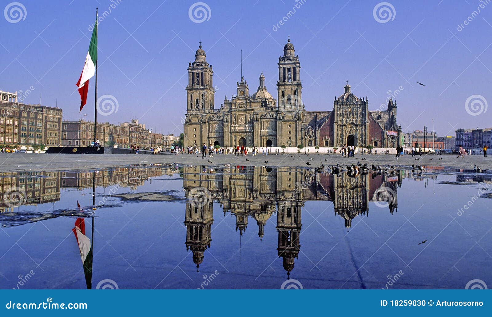 cathedral reflected