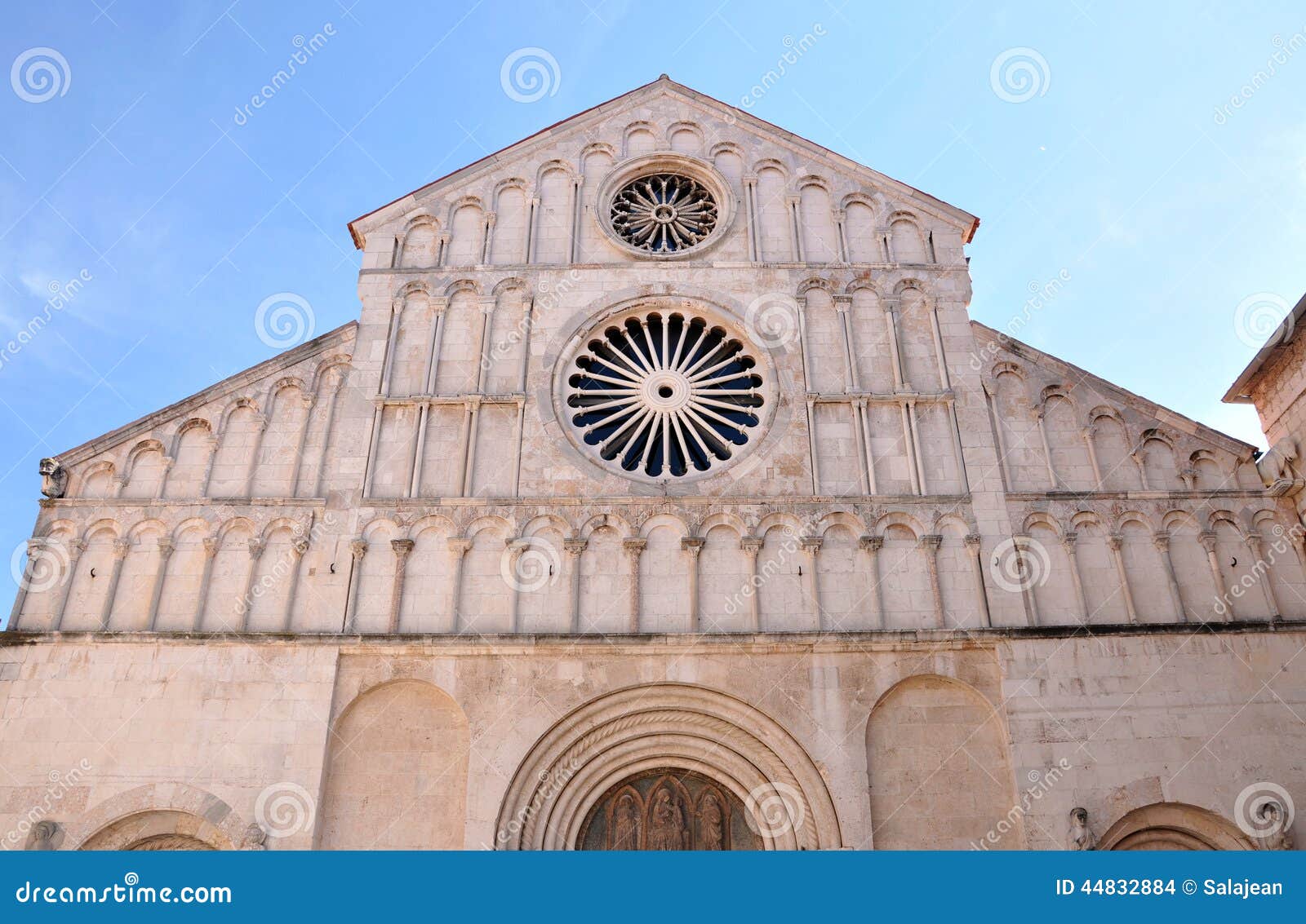 Cathedral of Saint Anastasia. Zadar, Croatia. Architectural details on the cathedral of Saint Anastasia in Zadar, Croatia