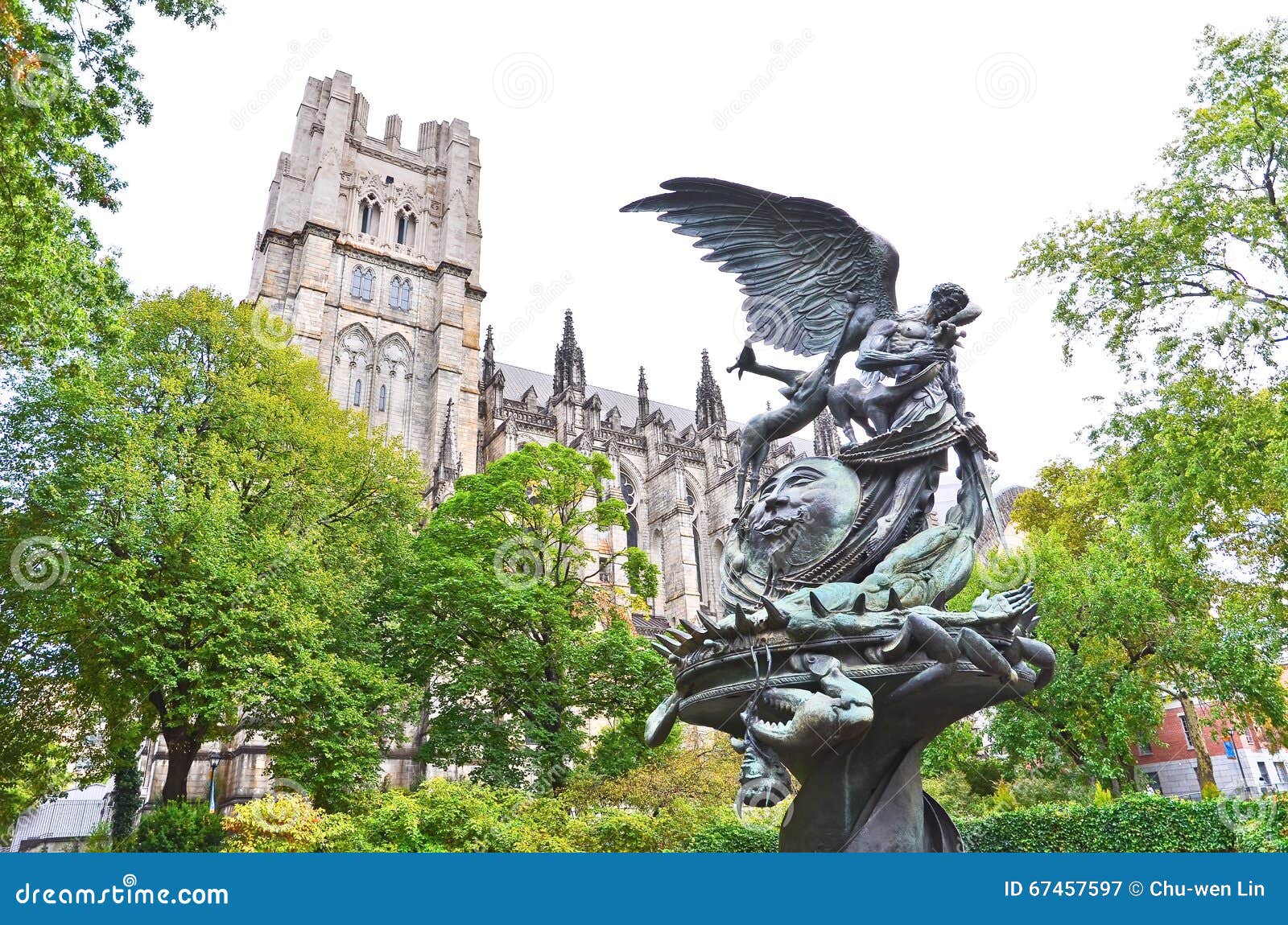 cathedral of saint john the divine in new york city.
