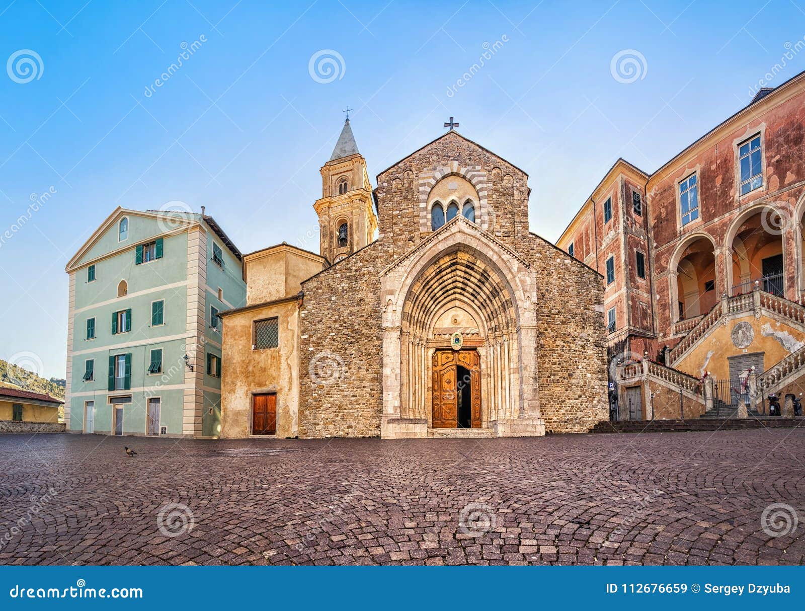 cathedral of santa maria assunta in ventimiglia, italy