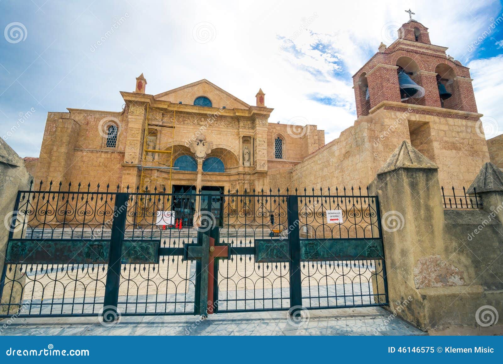 cathedral of santa marÃÂ­a la menor in the colonial zone of santo domingo, dominican republic