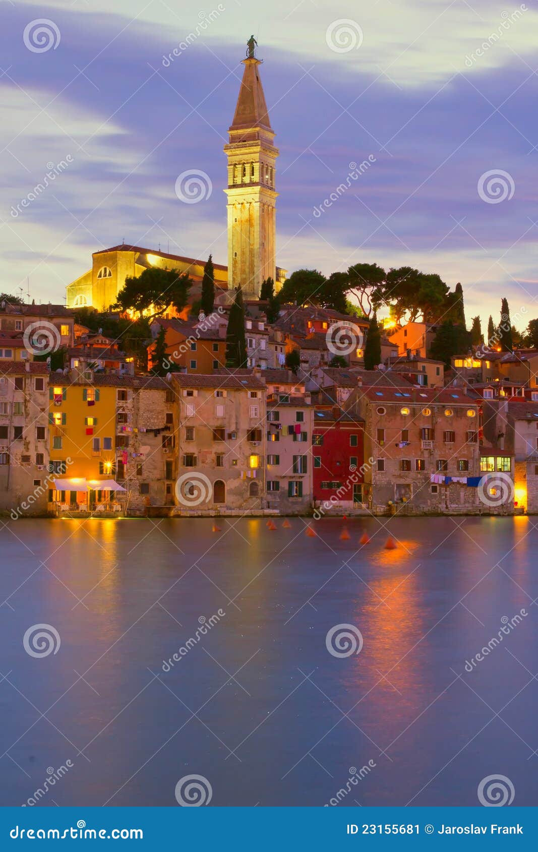 Cathedral of St. Euphemia in Rovinj (Croatia) Stock Image Image of