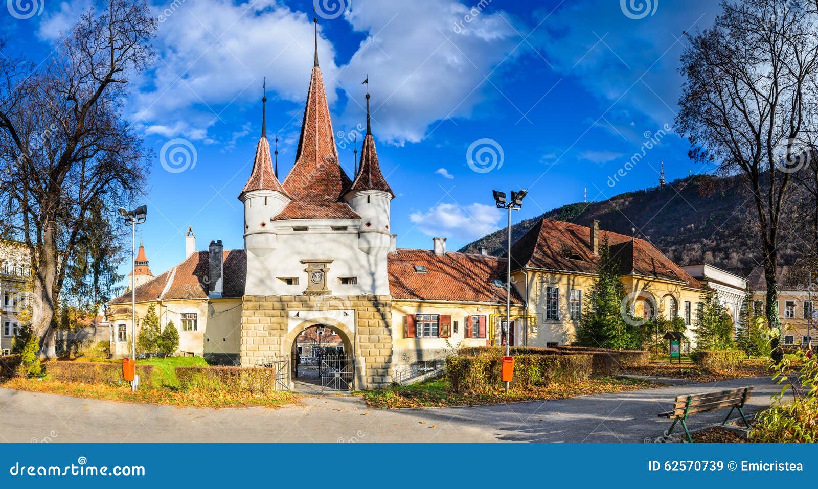 Catherine Gate, Brasov, Rumänien. Brasov, Transylsvania, Rumänien Ecaterina Gate (Catherine Tor) wurde im Jahre 1526 für den Zugang von Rumänen von Schei-Bezirk in die Festung errichtet