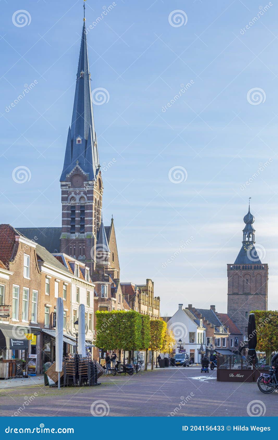 Elastisch Dierentuin s nachts kraam Catholic Church and Main City Gate Culemburg, Netherlands Editorial Stock  Photo - Image of landmark, culemborg: 204156433