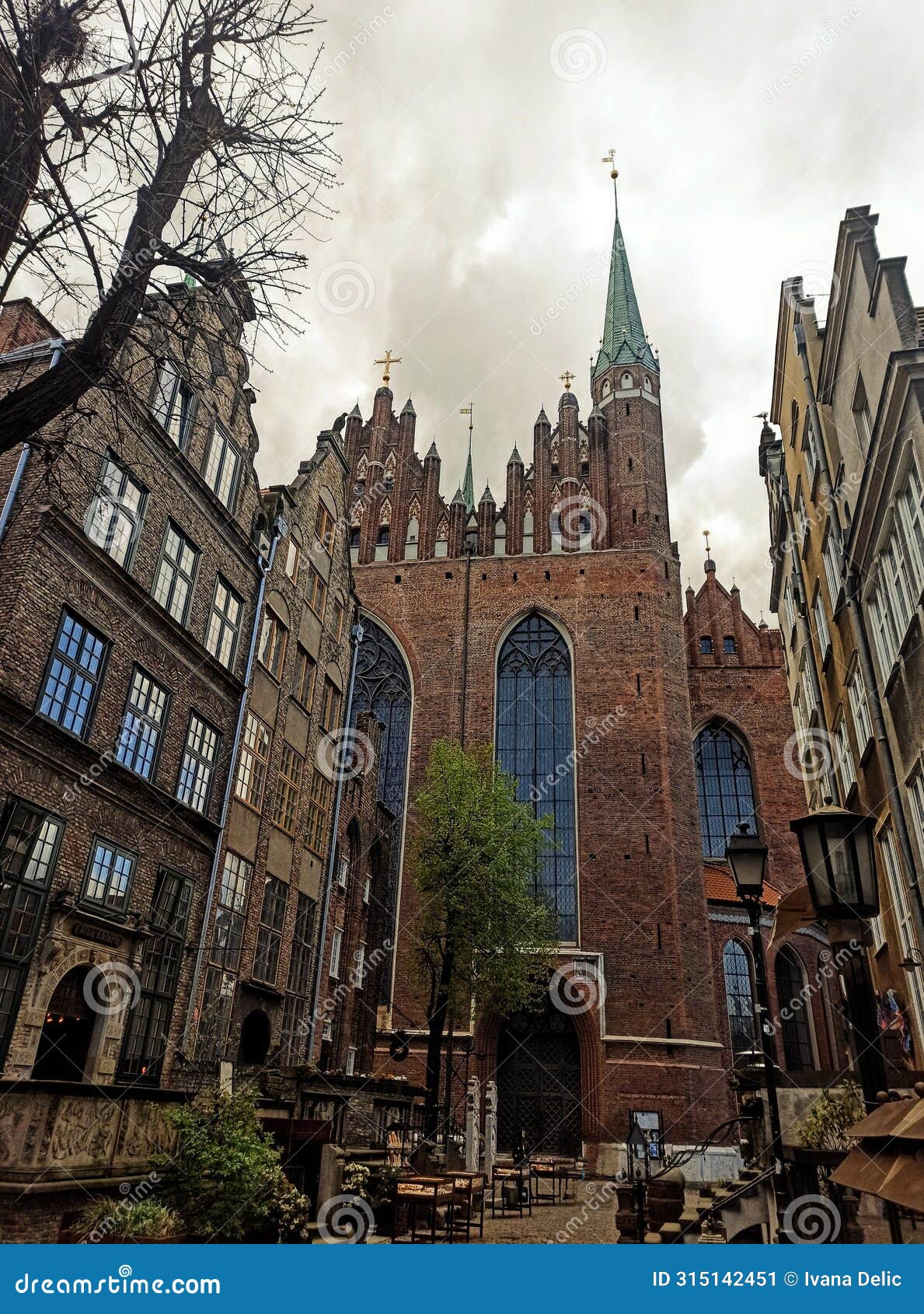 the catholic church of st. mary, or mariacka basilica, is the largest brick building in the world.  gdansk, poland