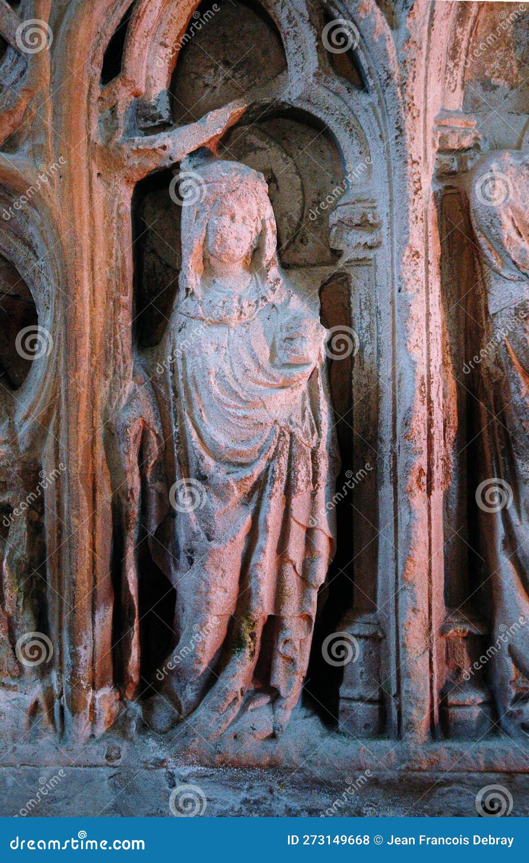 Catholic church statues stock photo. Image of wood, column 273149668