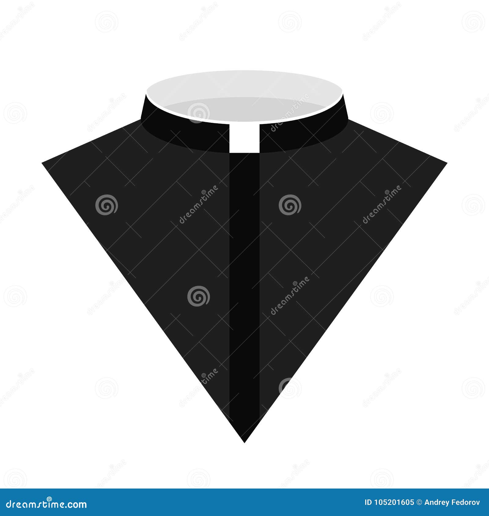 catholic priest dress icon  