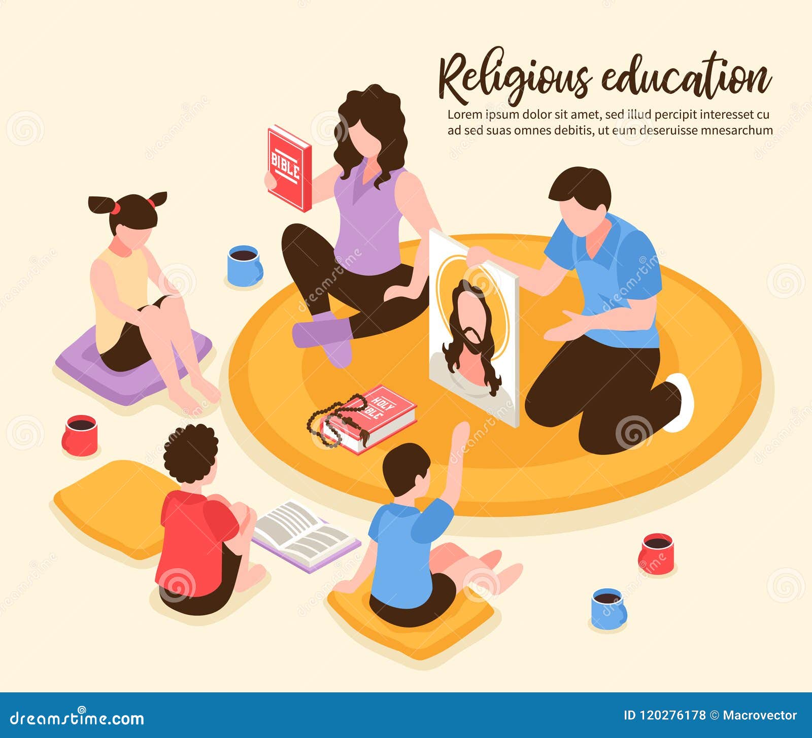 home religious education isometric 