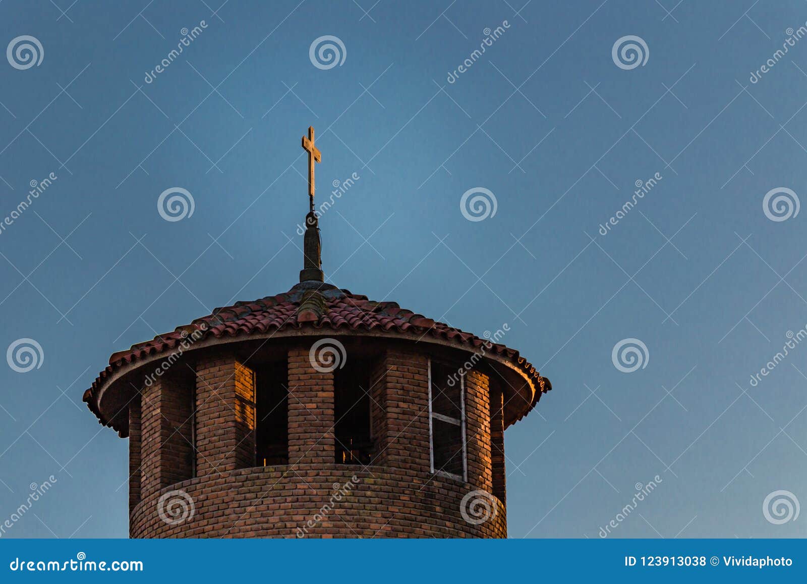 catholics cross on steeple