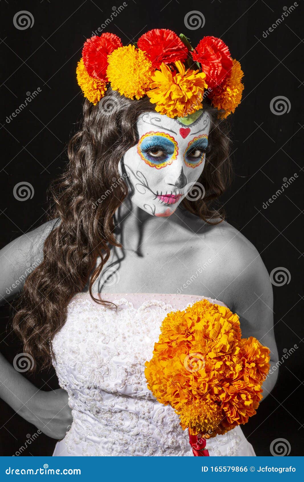 Catrina de fondo negro foto de archivo. Imagen de halloween - 165579866 Catrina de fondo negro foto de archivo. Imagen de halloween - 165579866