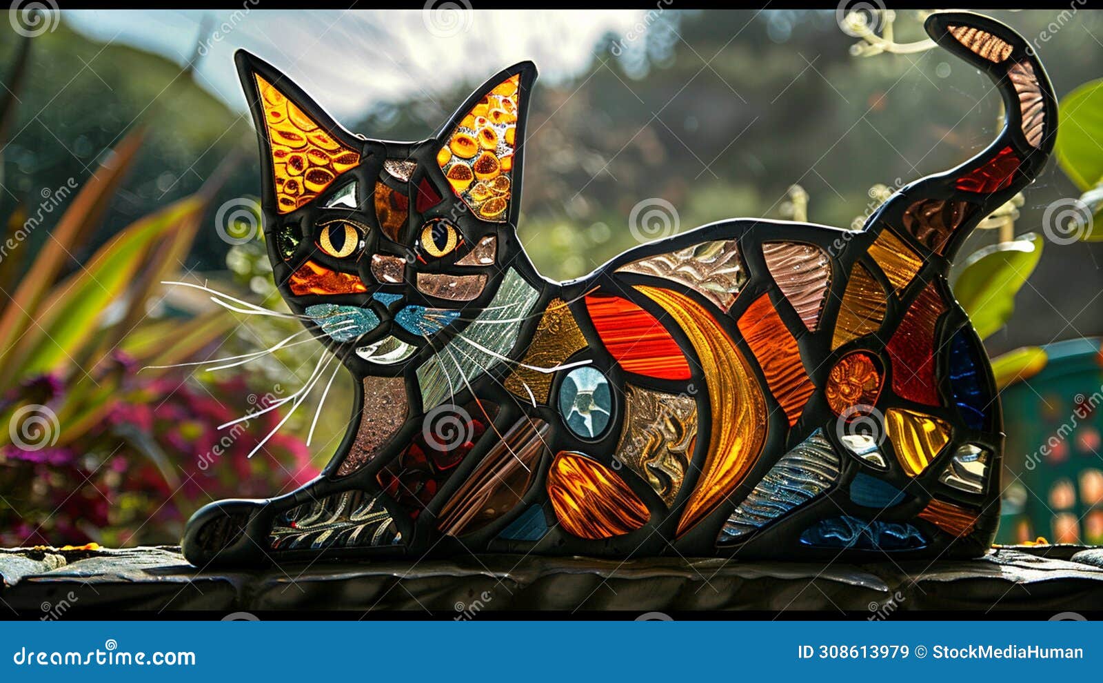 cats stained glass cats adorable pet art