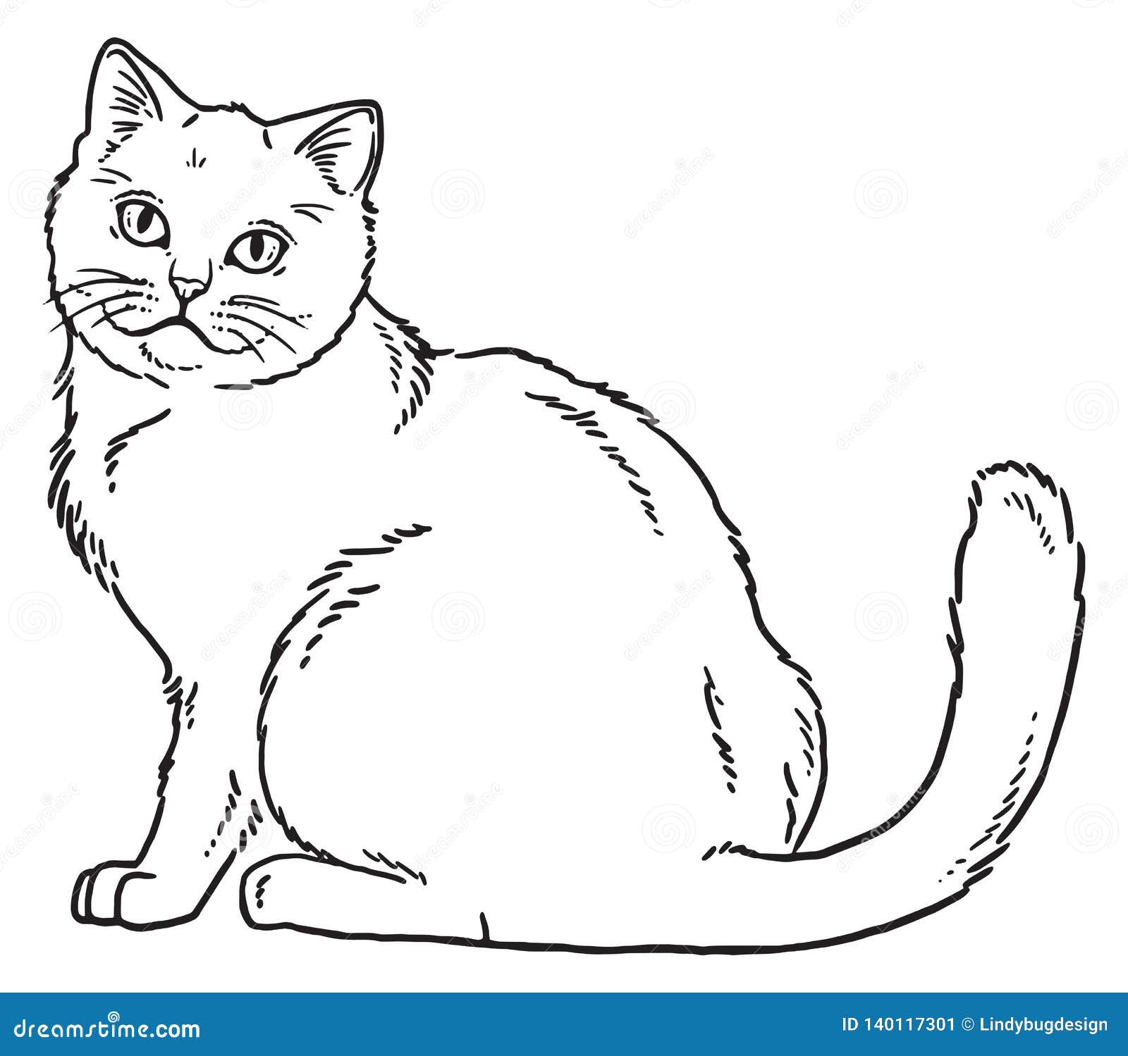 Share more than 83 cat outline sketch - in.eteachers