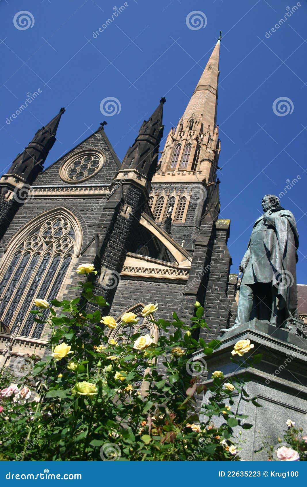 Cattedrale a Melbourne. Bello costruzione della cattedrale della st Patrick a Melbourne CBD, Victoria, Australia