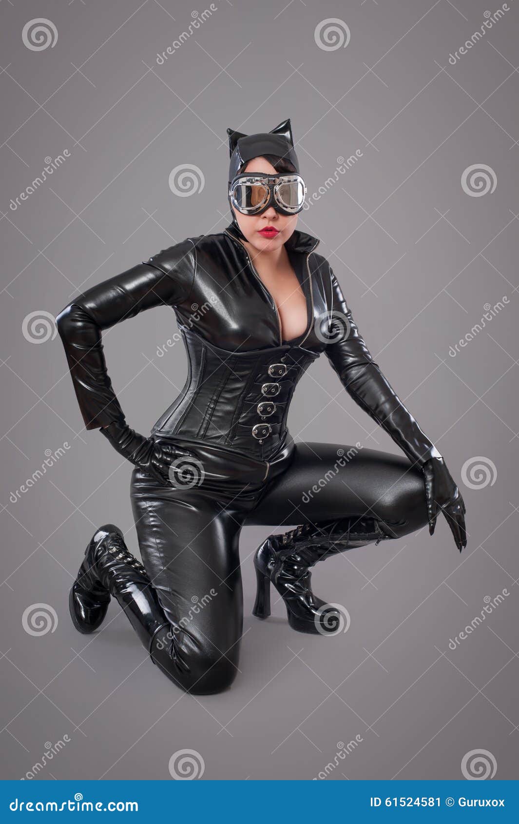 Catwoman immagine stock. Immagine di vestito, immaginazione - 61524581