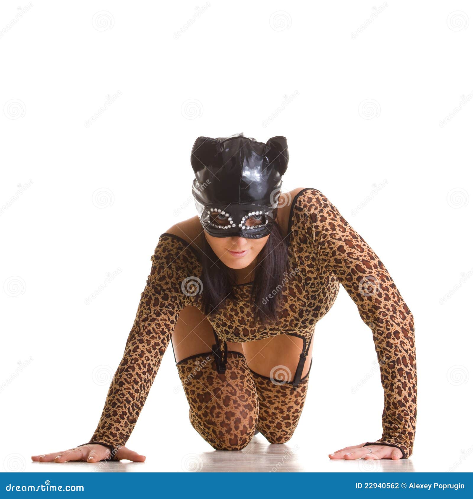 Catwoman Posing Stock Photo Image Of Fantasy Beauty