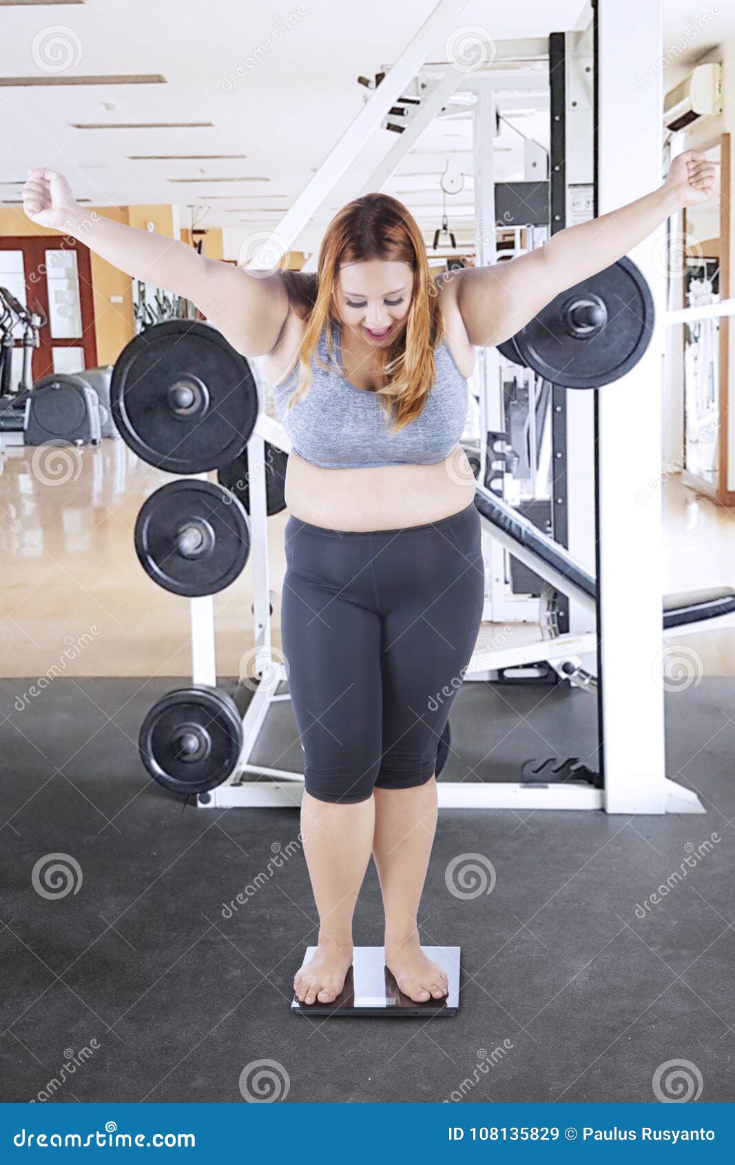 Premium Vector  Overweight human with fat feet on scales isolated on  white. person with above weight standing on weighing machine of heavy woman