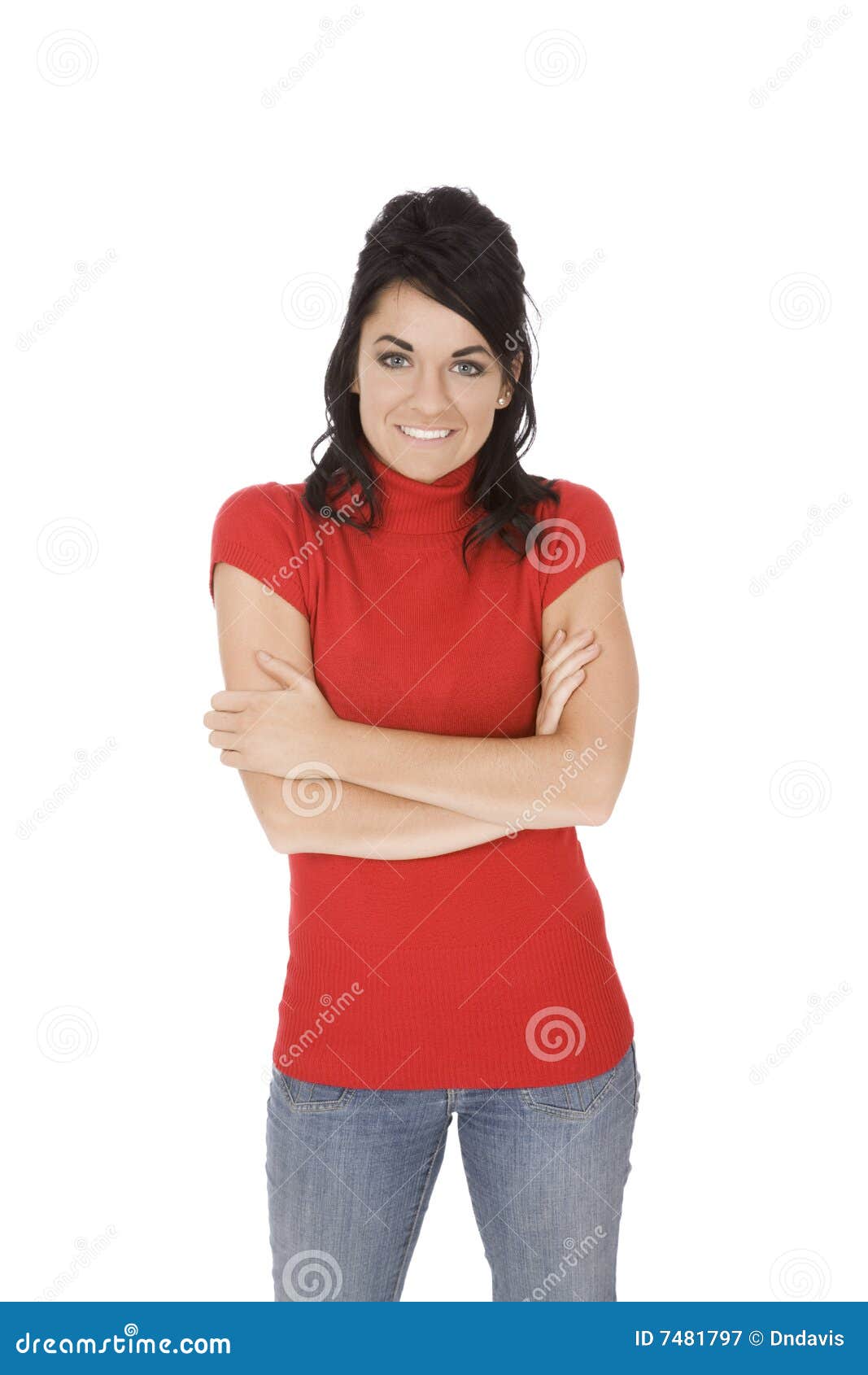 Caucasian Female stock image. Image of beauty, attractive 7481797