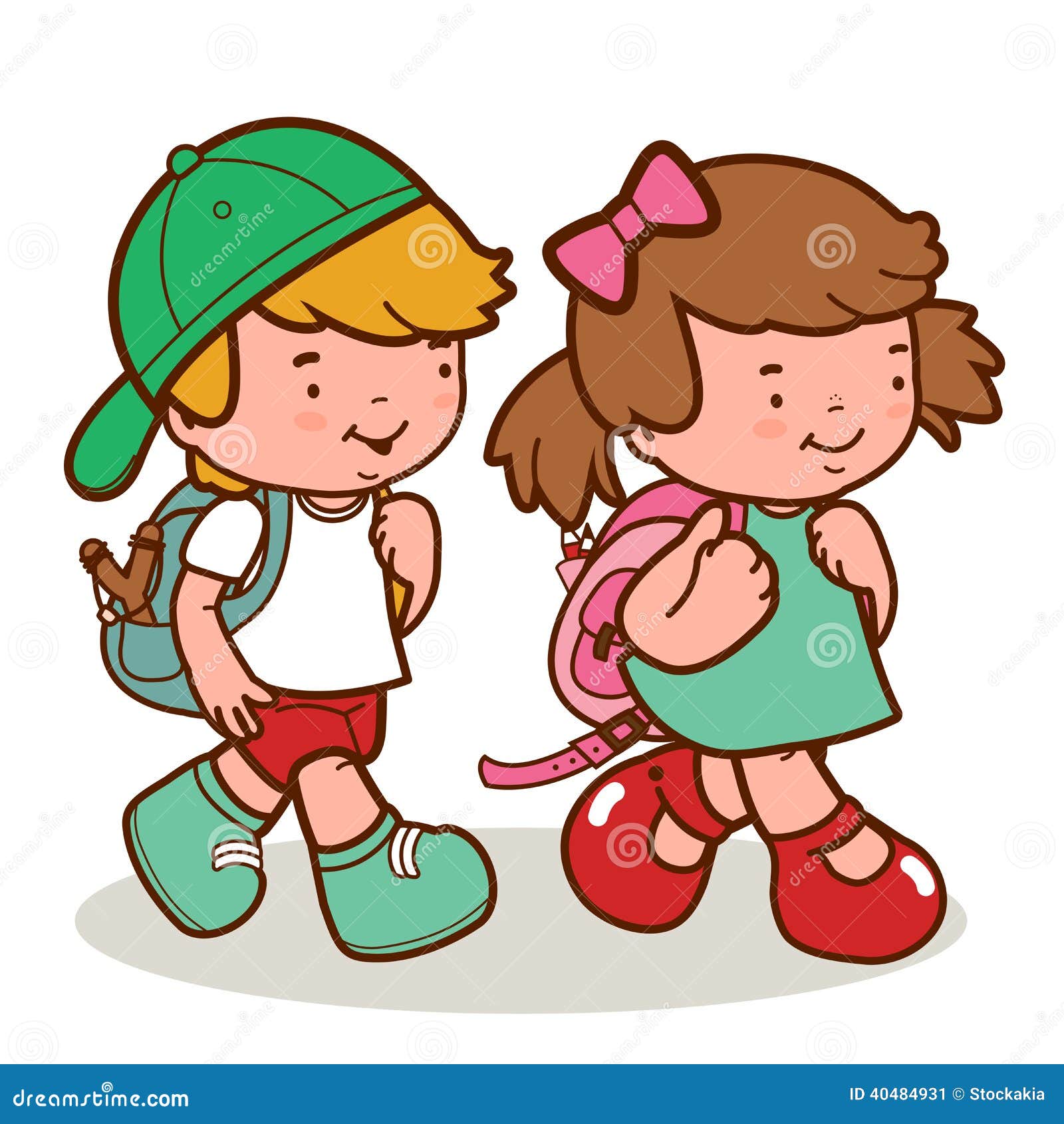 Kids Walk To School Cartoon Vector CartoonDealer 40484931 kids-walk-to-school-cartoon-vector-cartoondealer-40484931