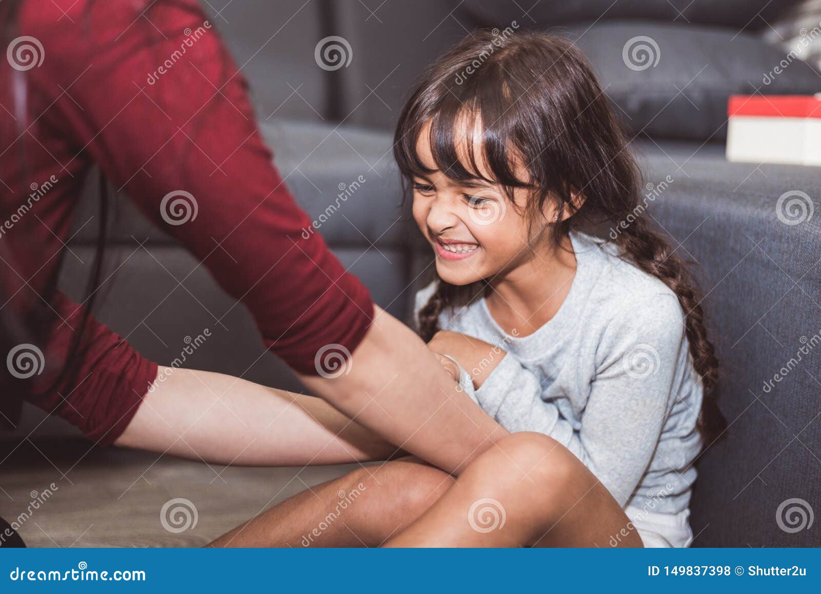 Young Girl Tickle