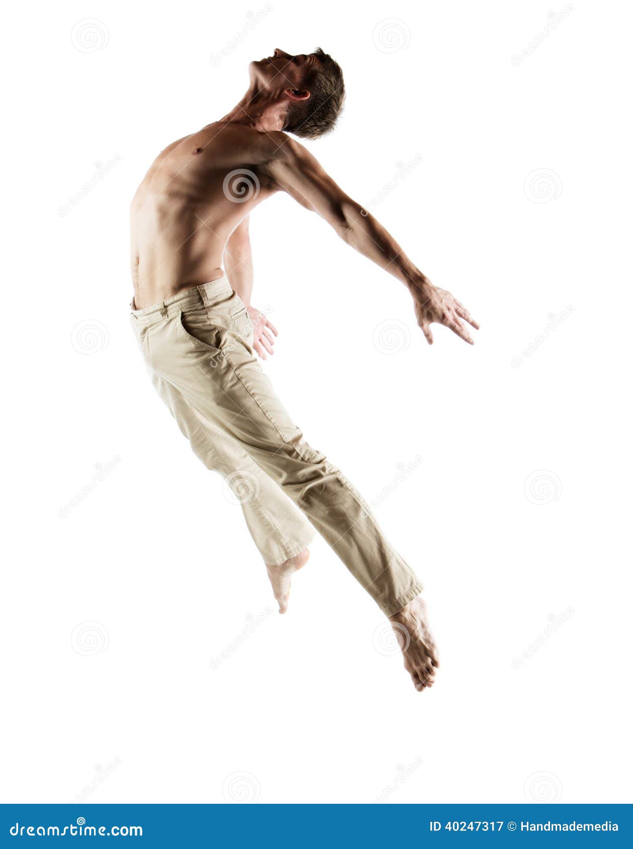 caucasian male dancer