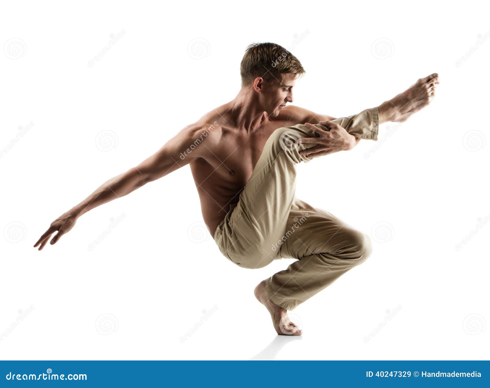 Caucasian Male Dancer Stock Image Image Of Performer 40247329 