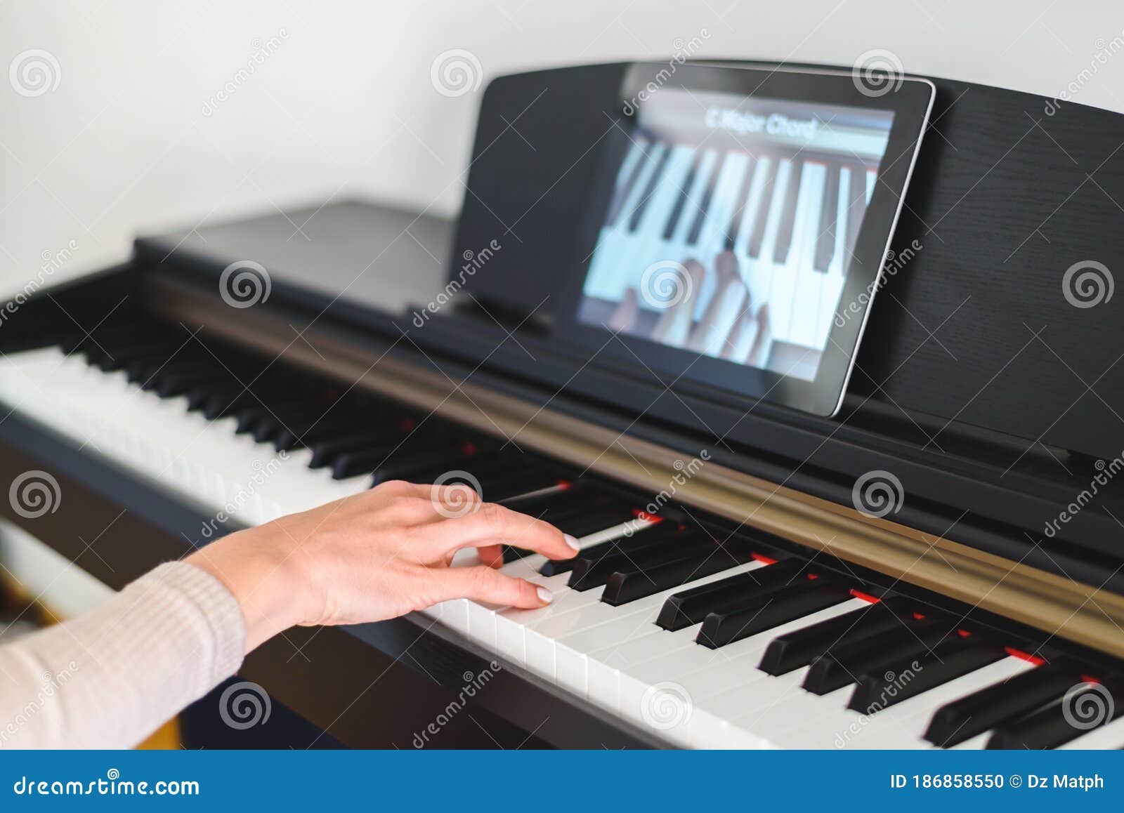 Virtual Piano Keyboard Stock Photo, Picture and Royalty Free Image