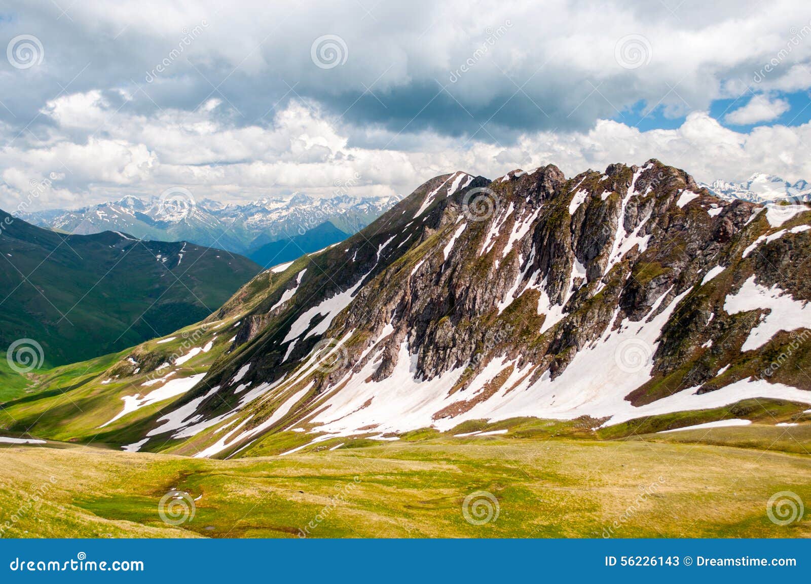 Caucasus Mountains stock image. Image of peak, wallpaper - 56226143