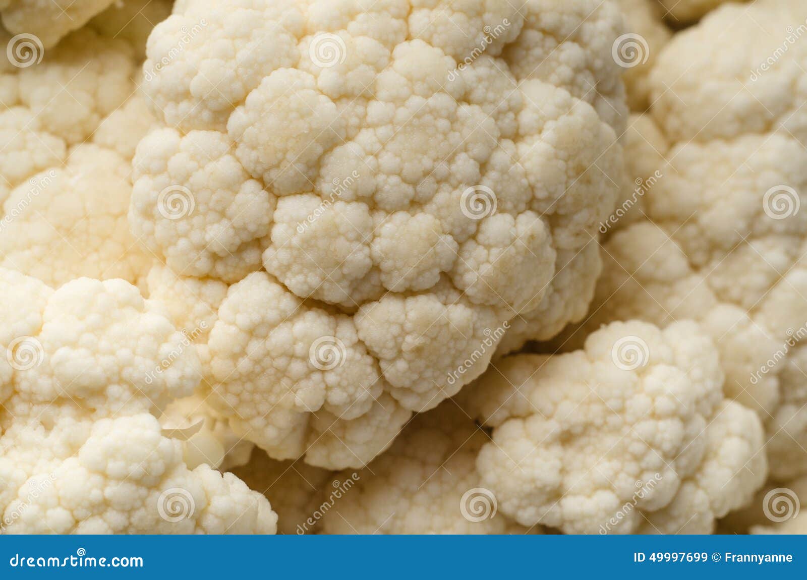 Cauliflower Floret Textures Close Up Stock Image Image of formation