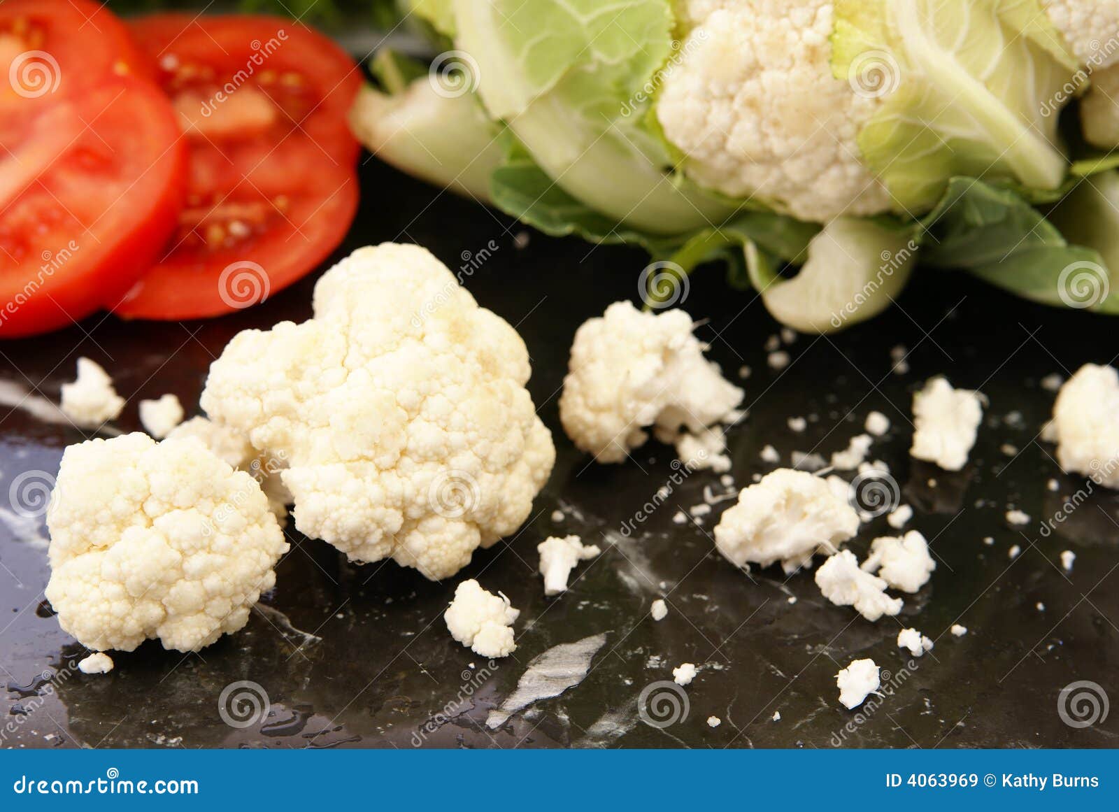 Cauliflower Florets stock image. Image of lettuce, natural 4063969