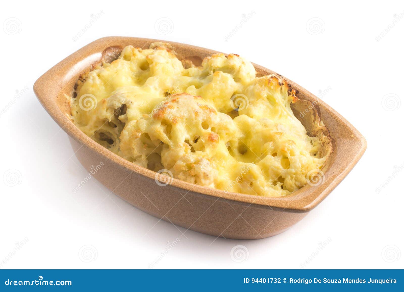Cauliflower Gratin with Cheese Stock Photo Image of closeup, meal