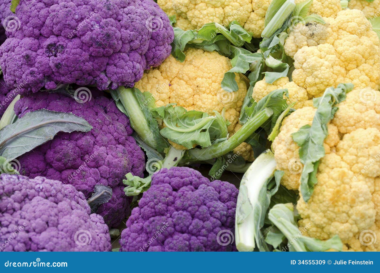 Cauliflower stock image. Image of orange, vegetable, fresh 34555309