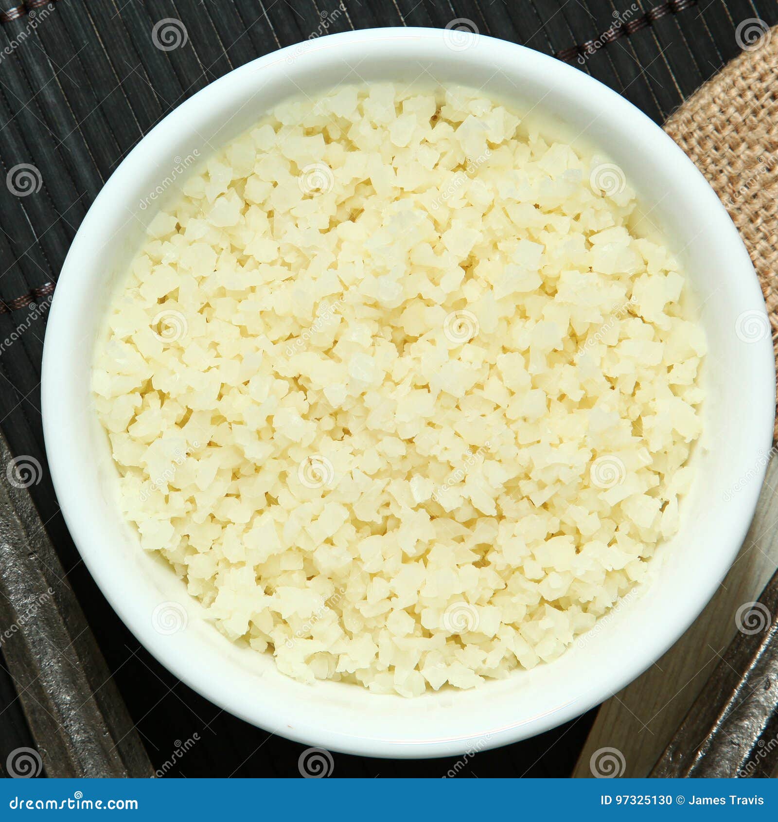 Cauliflower Rice Substitute Stock Photo Image of cauliflower, white