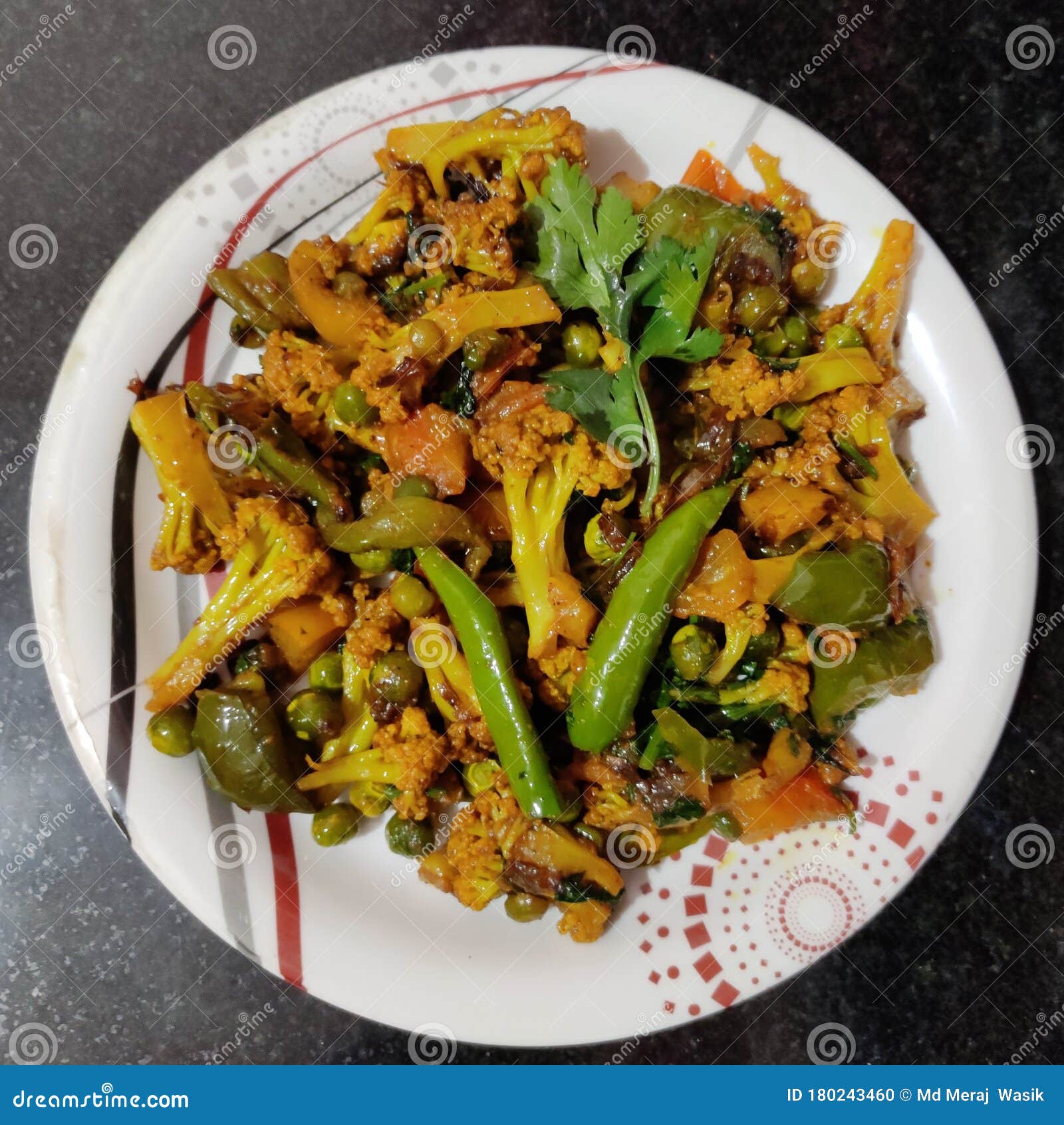 Cauliflower Vegetable Dinner Stock Photo Image of produce