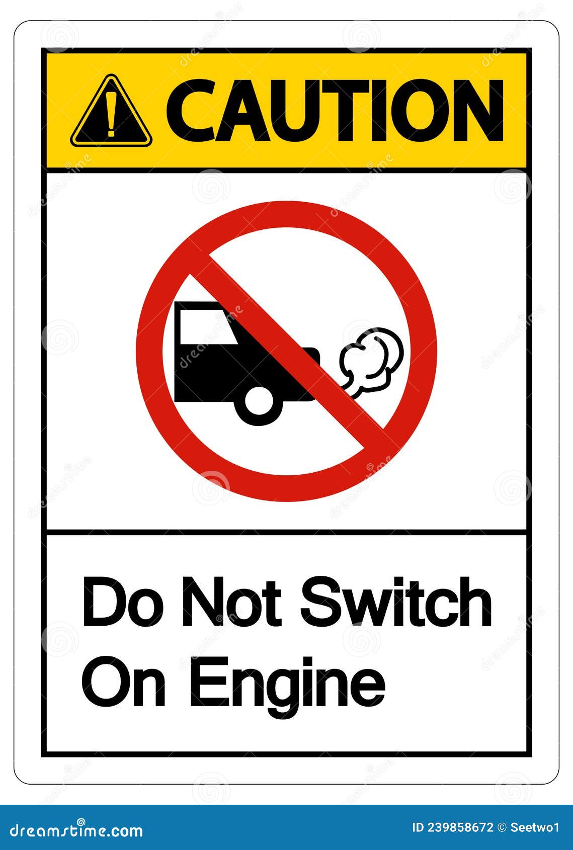 Caution Switch Off When Not In Use Symbol Sign, Vector Illustration