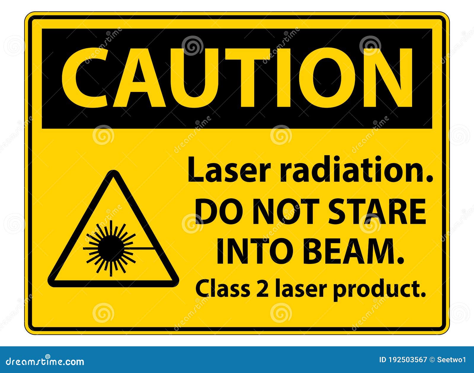 Caution Laser In Use Sign Printable