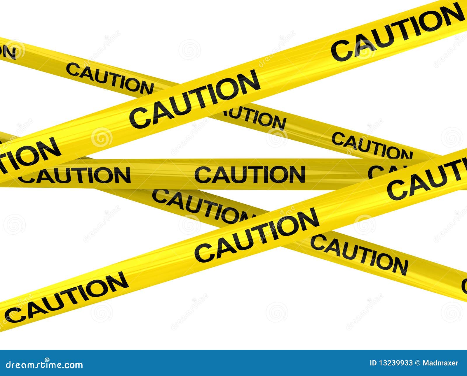 Caution ribbons stock illustration. Illustration of banner 13239933